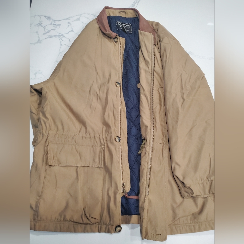 Eddie bauer quilted lined hunting jacket XL